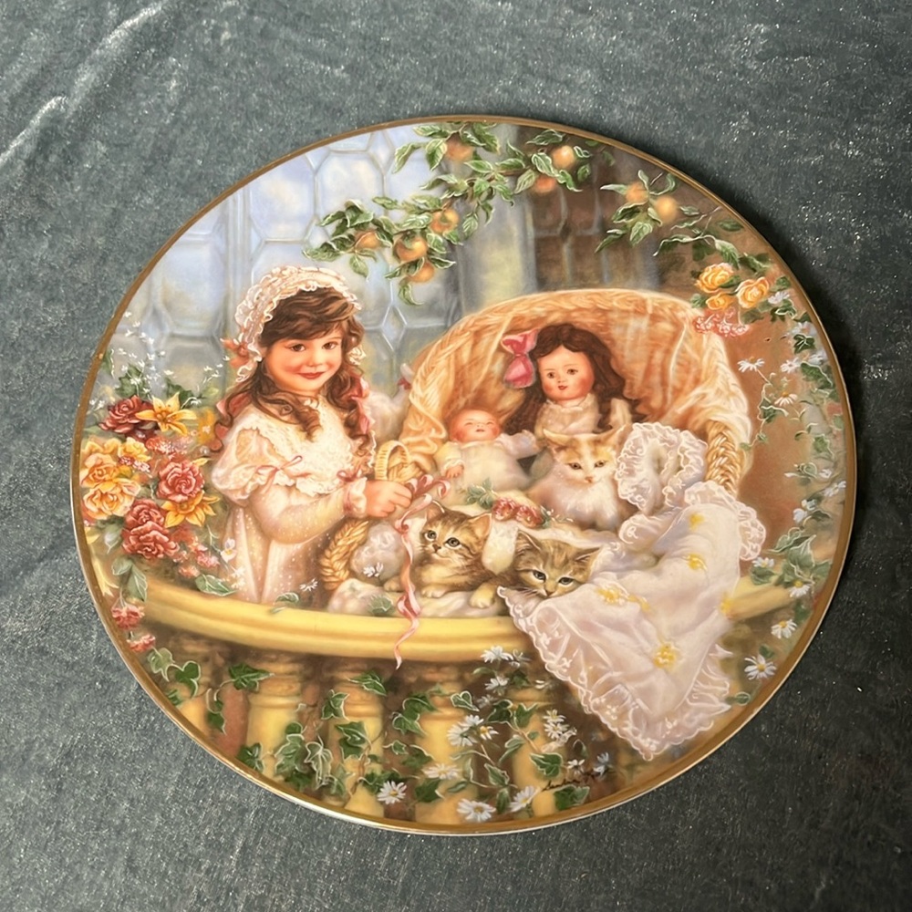 Cats in the Cradle VTG Plate